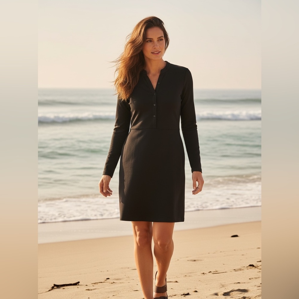 Carve Designs Athletic Long Sleeve Dress